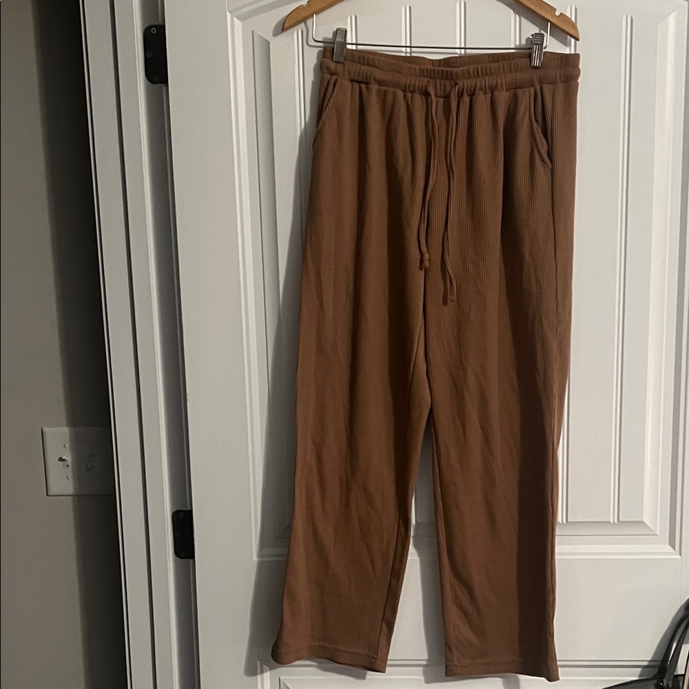 Waffle Joggers Pants Size Large
